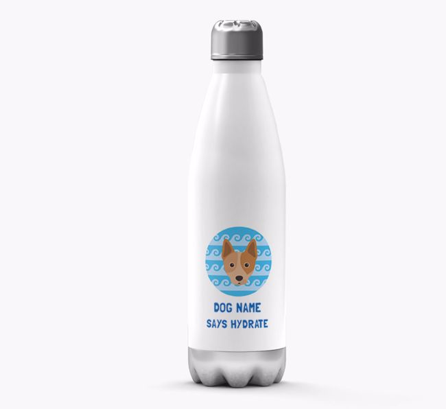 'Says Hydrate' - Personalized {breedFullName} Water Bottle